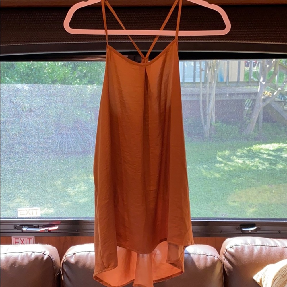Burnt Orange/Tan Tank